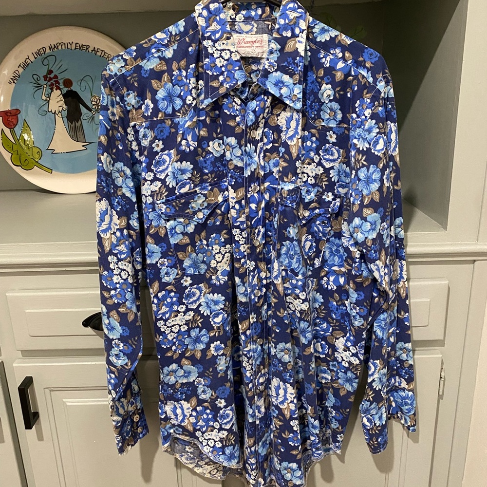 Wrangler Pearl Snap Floral Shirt